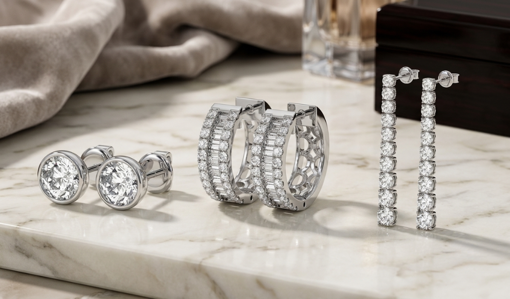 Stud, Hoop or Drop? Which Diamond Earrings for Women Suit You Best?
