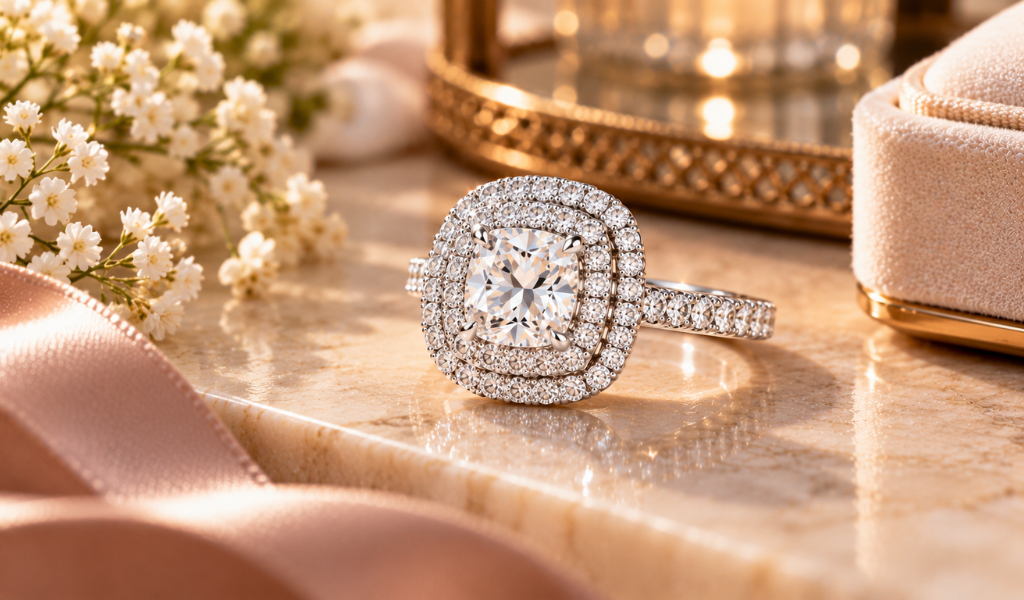 How to Choose the Right Setting for a Double Halo Engagement Ring?