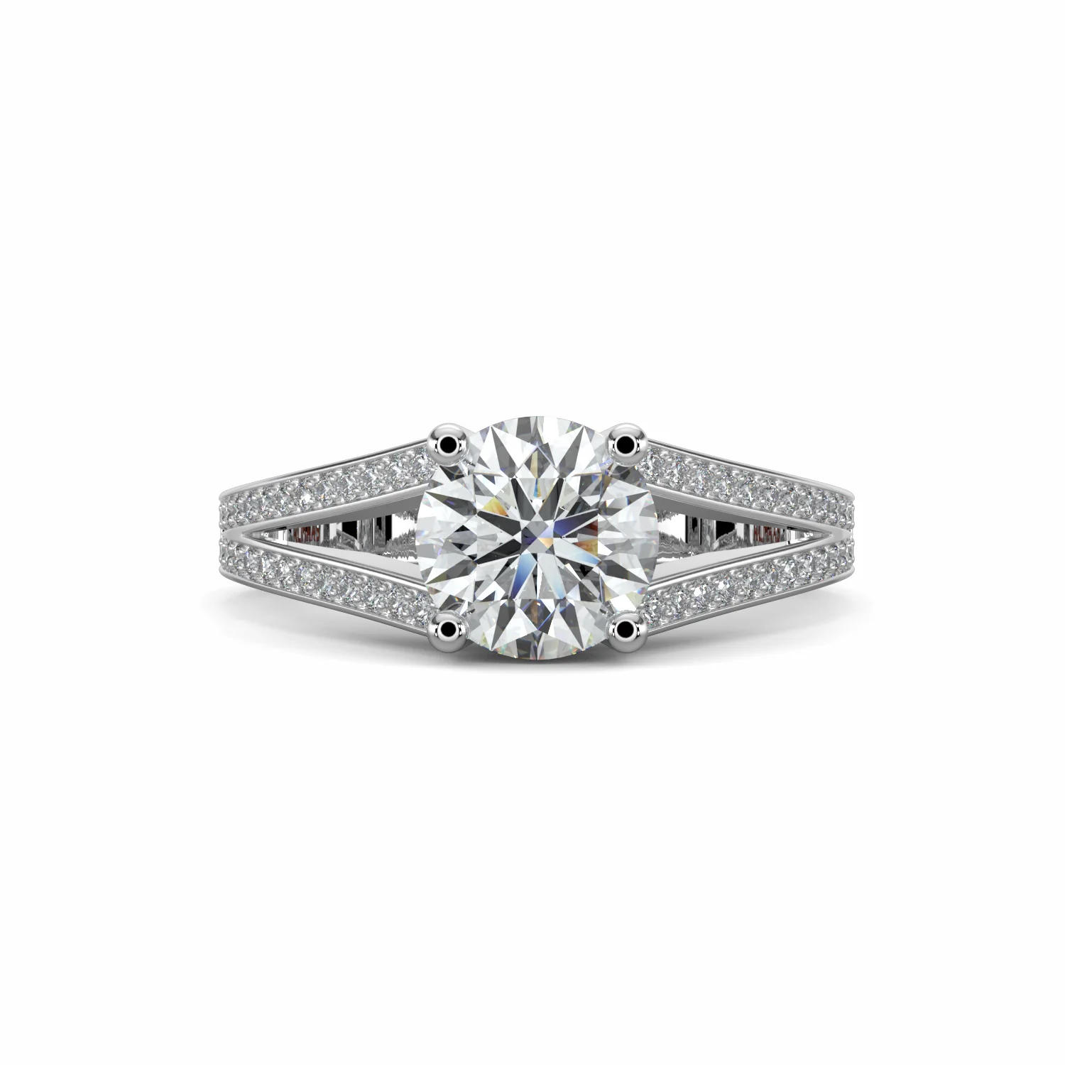 Diamond Shoulder Ring