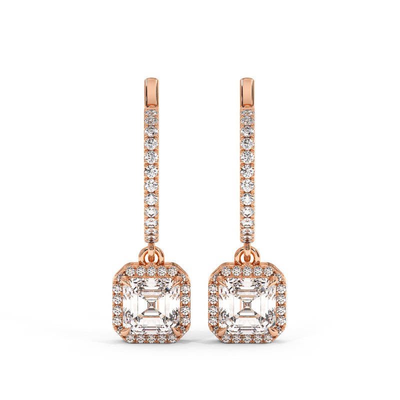 9K White Gold Helena Earrings