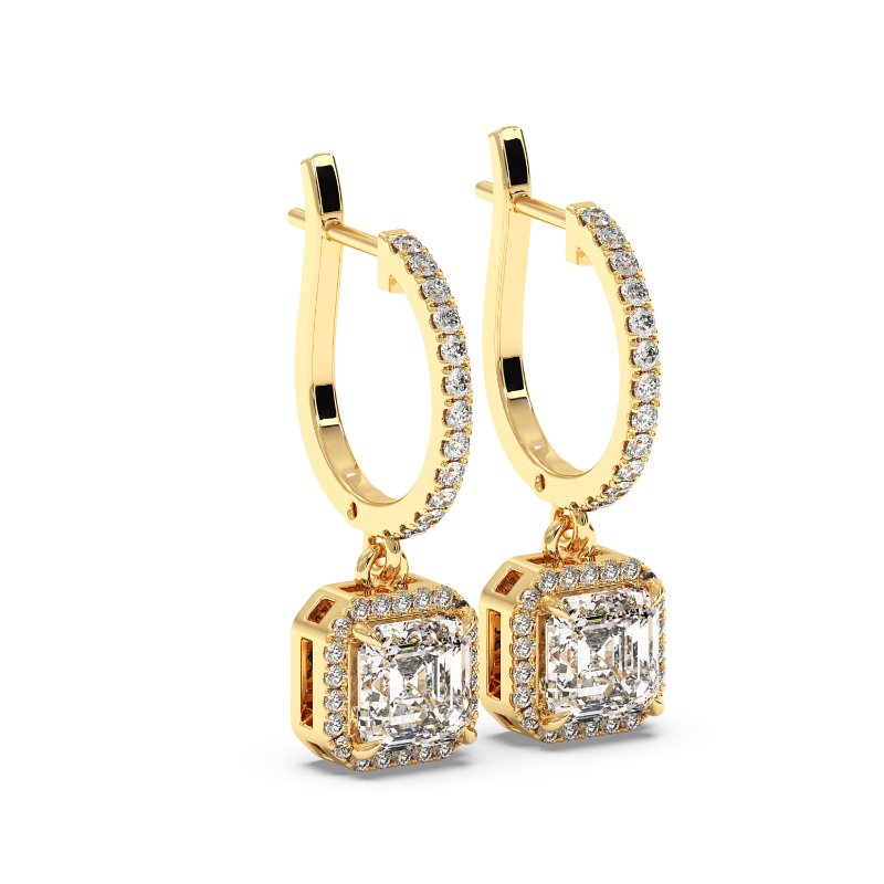 9K Yellow Gold Helena Earrings