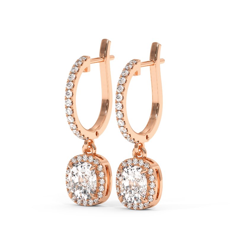 9K Rose Gold Helena Earrings