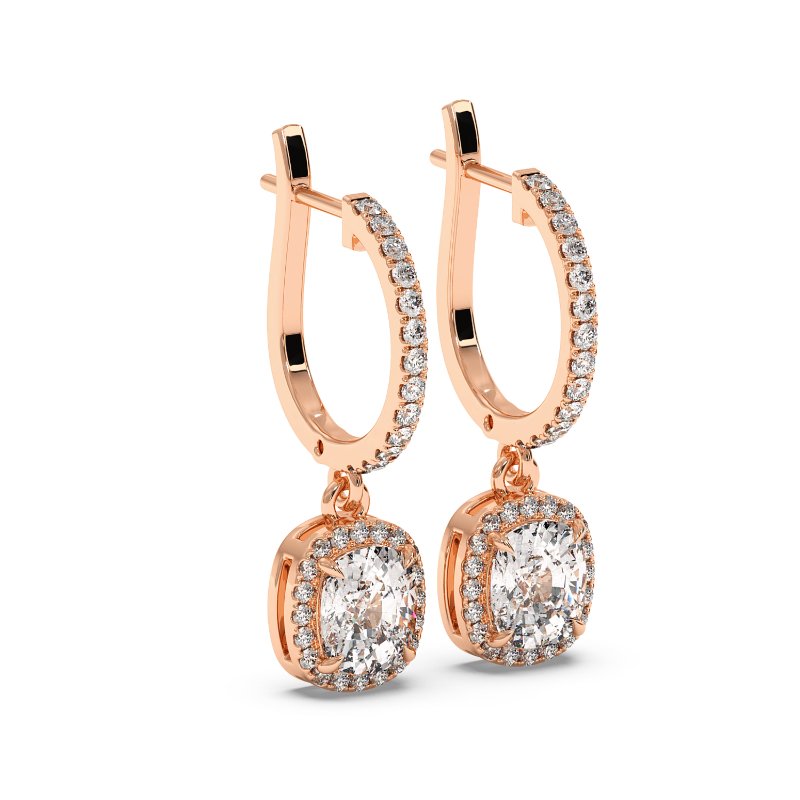 9K Rose Gold Helena Earrings