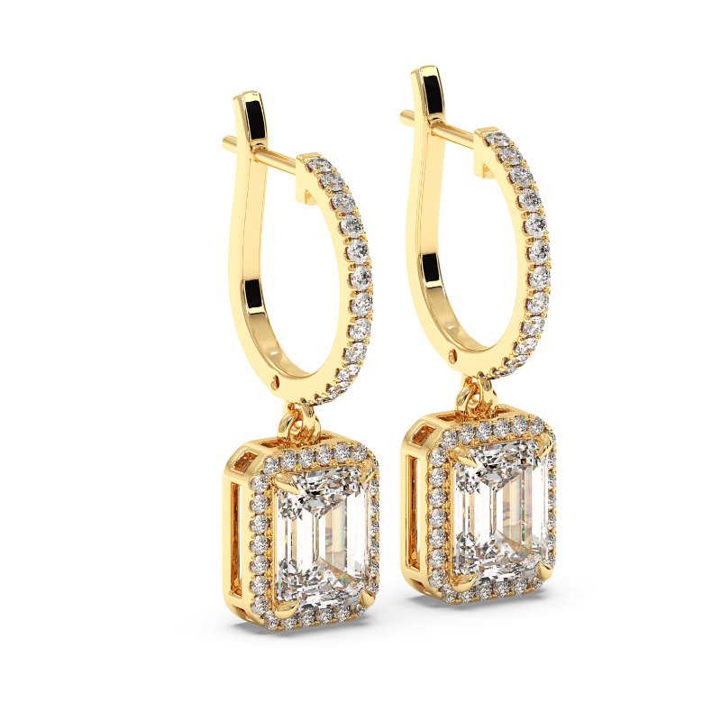 9K Yellow Gold Helena Earrings