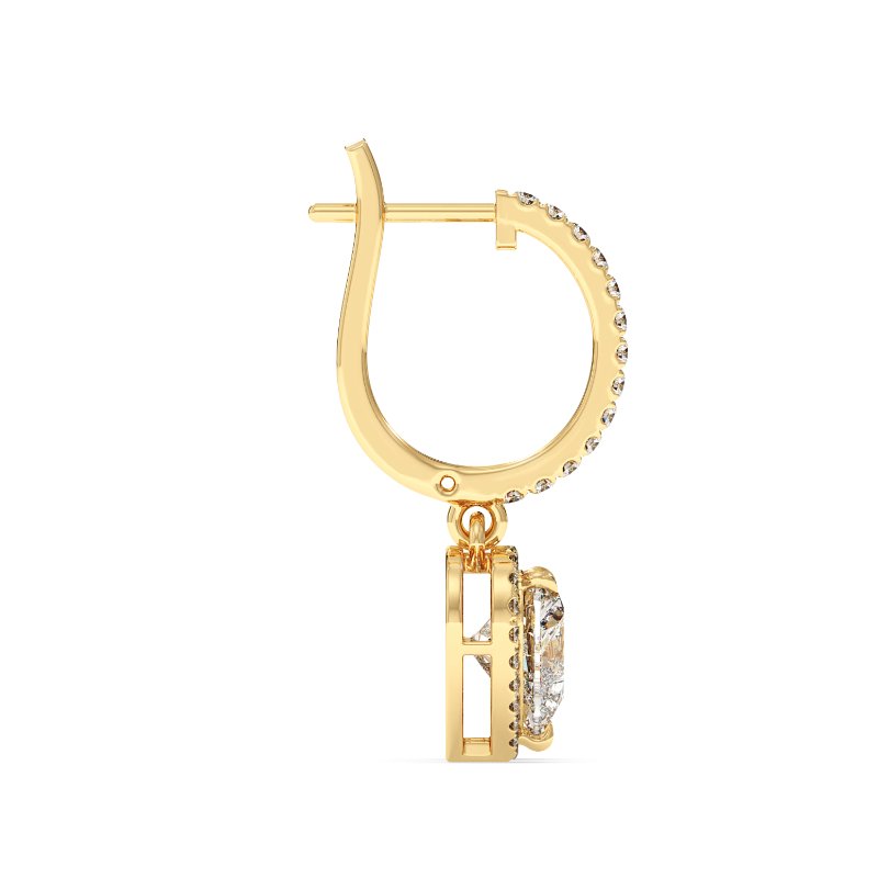 9K Yellow Gold Helena Earrings