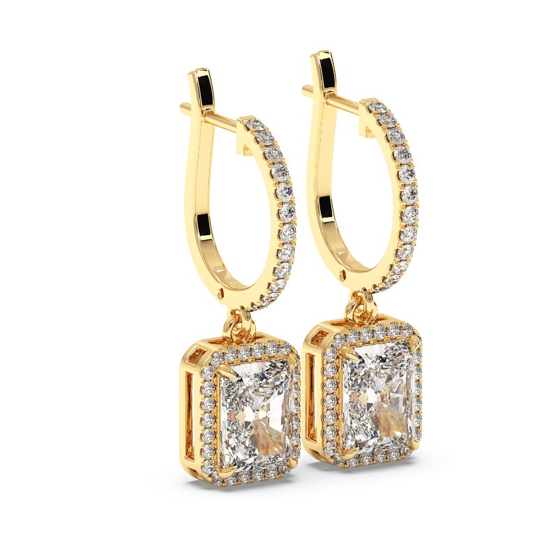 18K Yellow Gold Helena Earrings