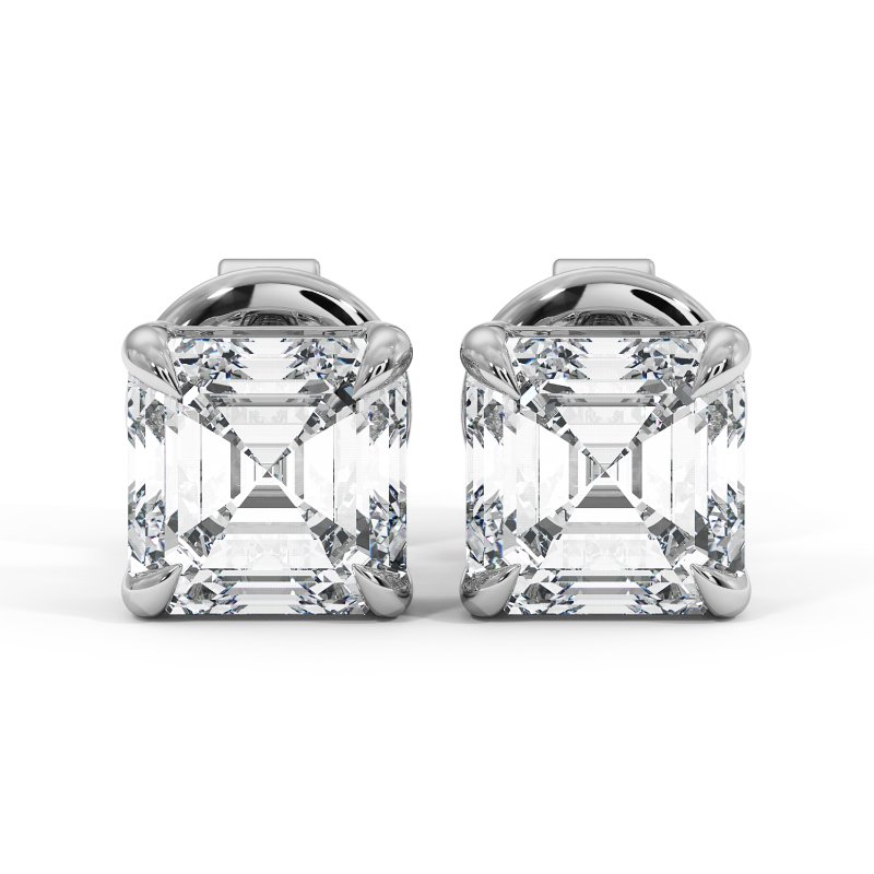 9K White Gold Georgia Earrings