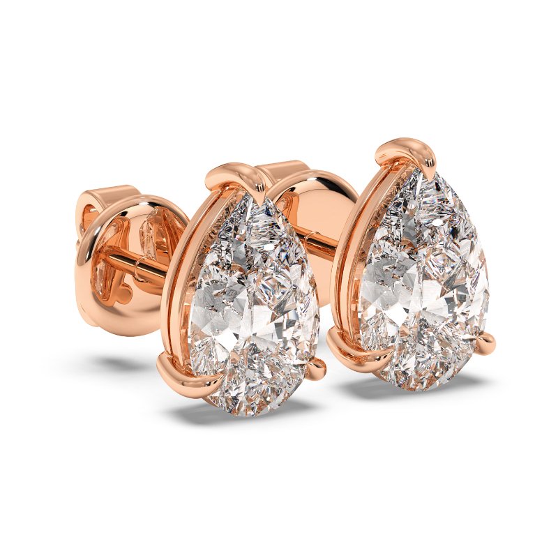 9K Rose Gold Savannah Earrings