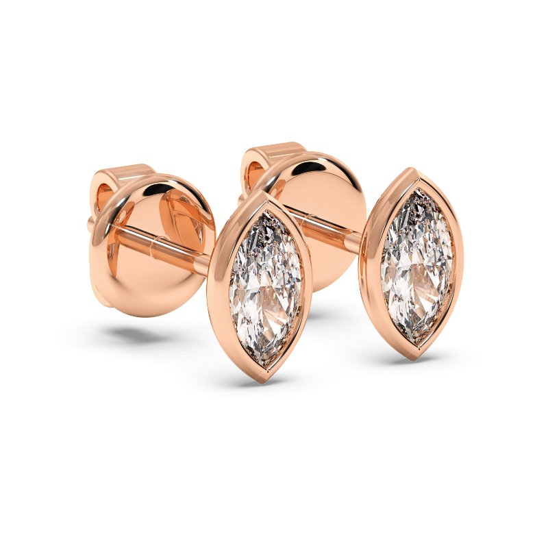 18K Rose Gold Charlotte Earrings