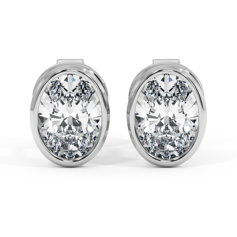 9K White Gold Charlotte Earrings