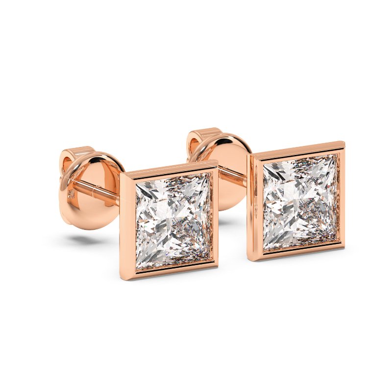 18K Rose Gold Charlotte Earrings