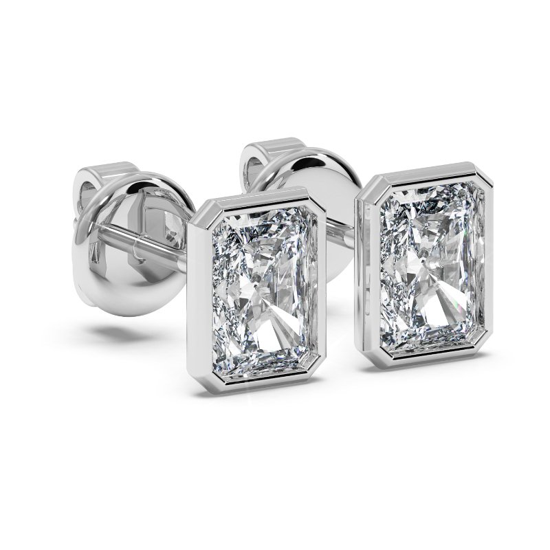 9K White Gold Charlotte Earrings