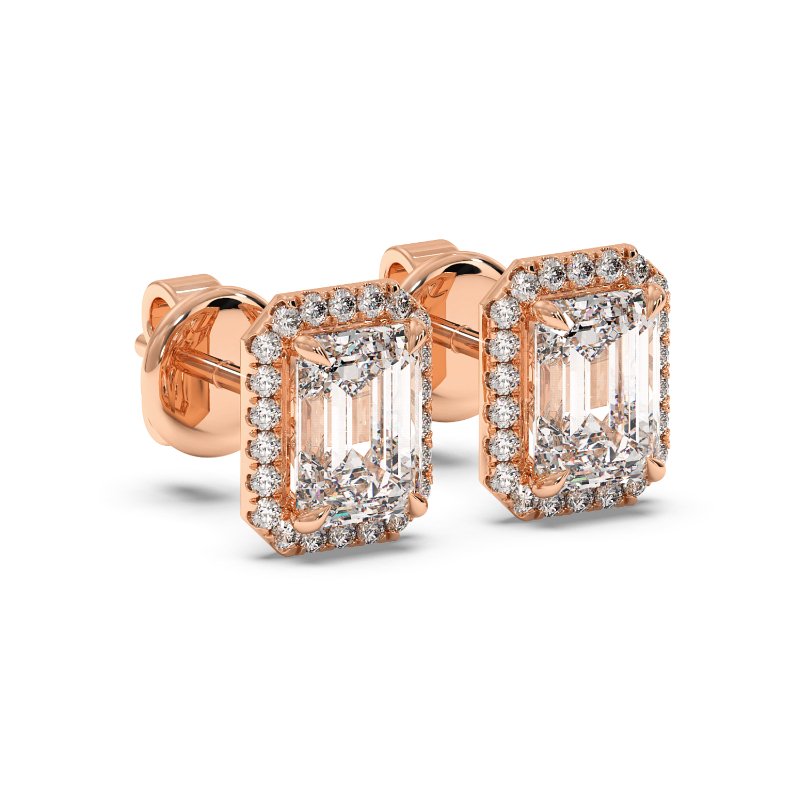 9K Rose Gold London Earrings