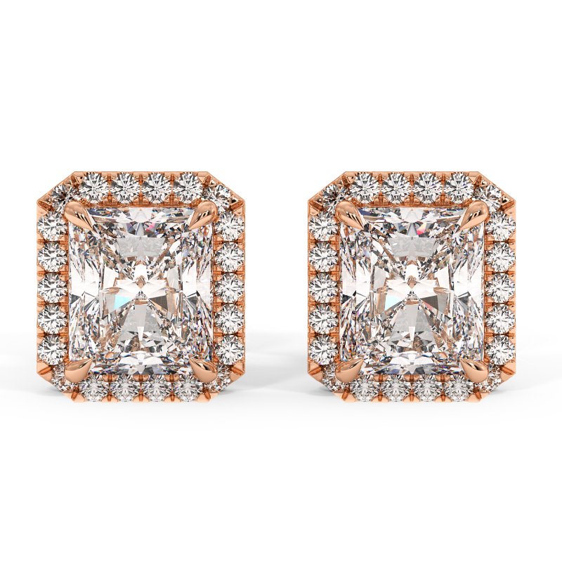 9K White Gold London Earrings