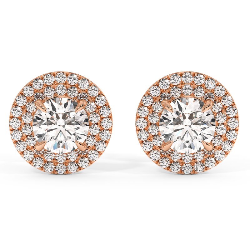 18K White Gold Aspen Earrings