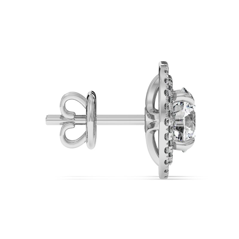 18K White Gold Aspen Earrings