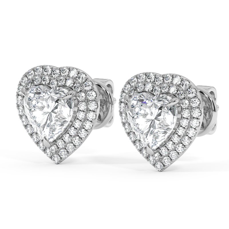18K White Gold Aspen Earrings