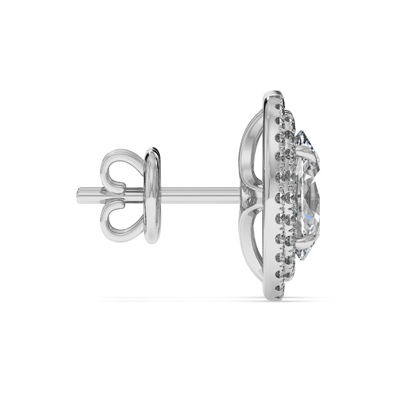 18K White Gold Aspen Earrings
