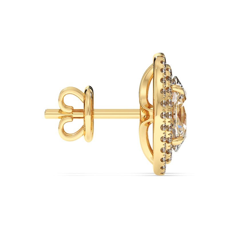 18K Yellow Gold Aspen Earrings