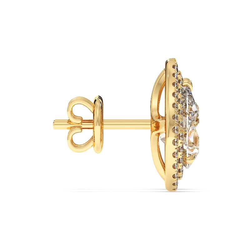 18K Yellow Gold Aspen Earrings
