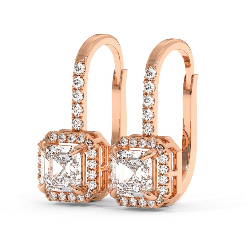 9K Rose Gold Sydney Earrings
