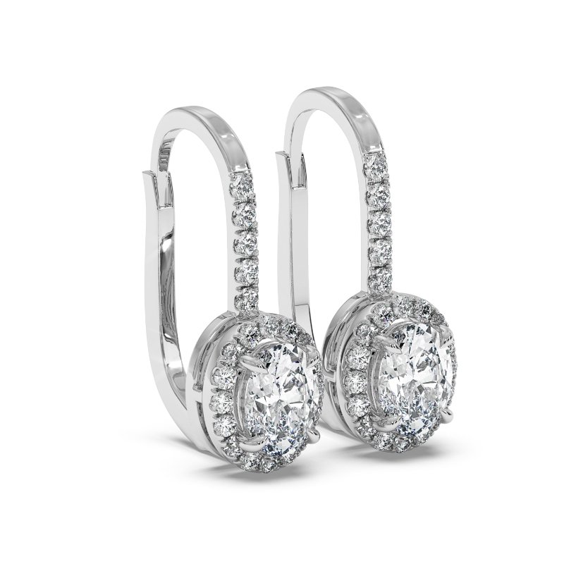 9K White Gold Sydney Earrings