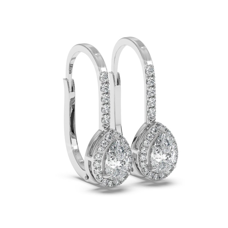 9K White Gold Sydney Earrings