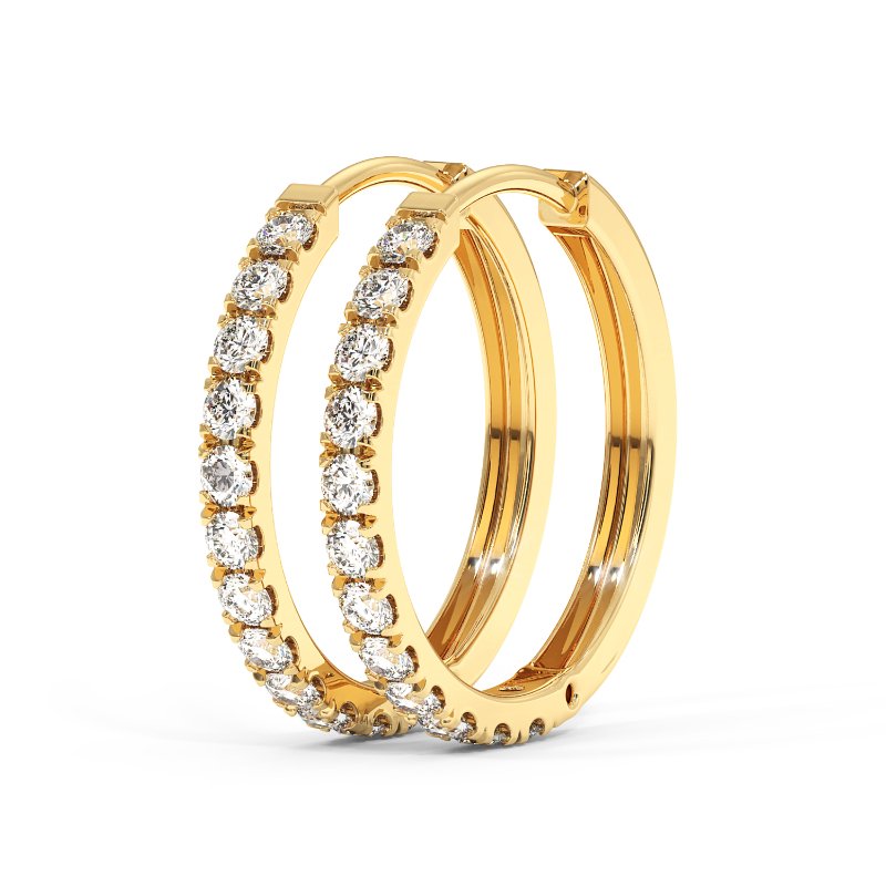 9K Yellow Gold Tina Earrings