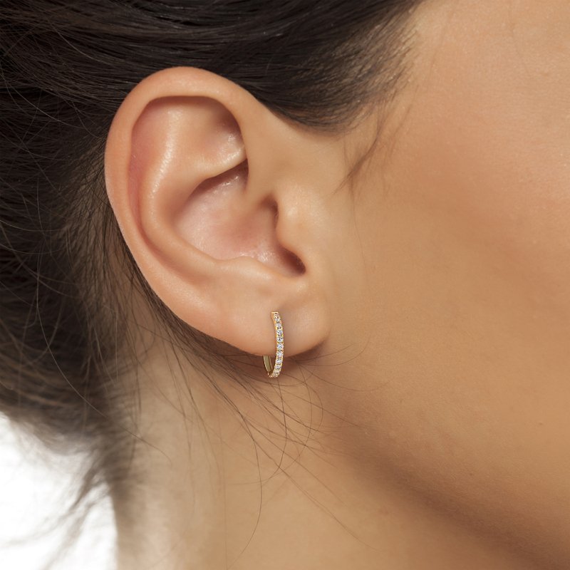 9K Yellow Gold Tina Earrings