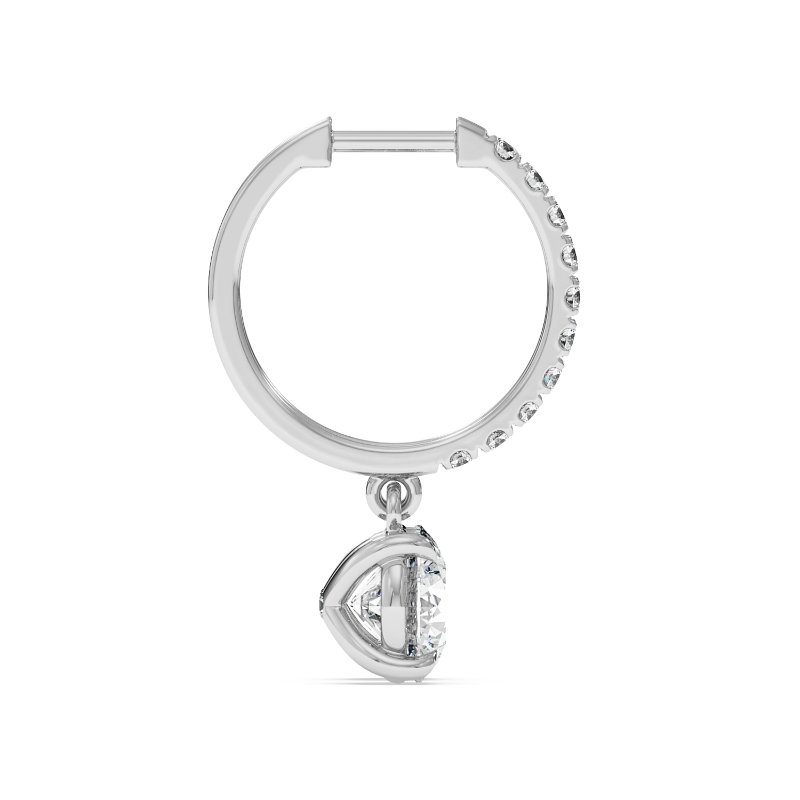 9K White Gold Jasmine Earrings