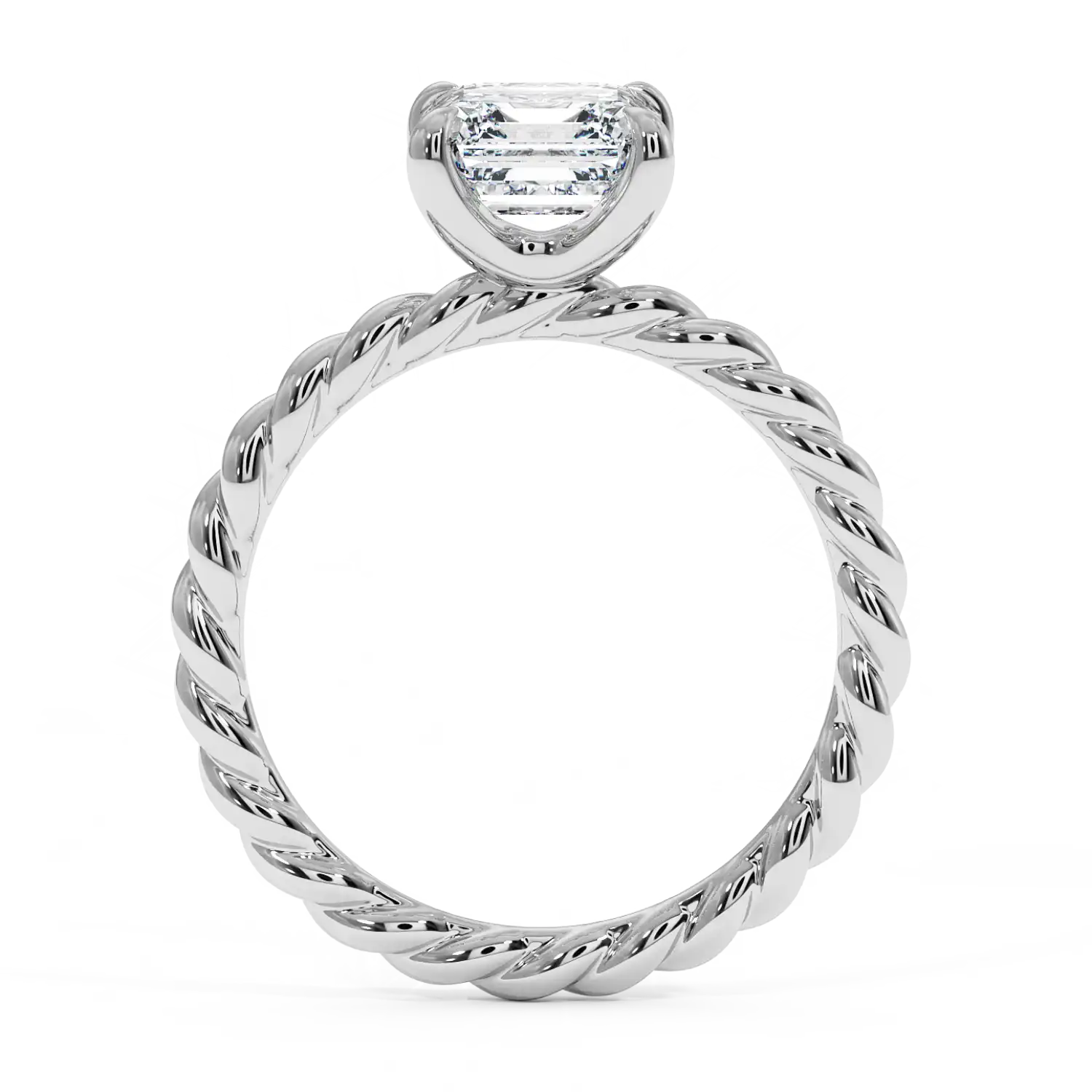 18K White Gold Noa Solitaire Engagement Ring