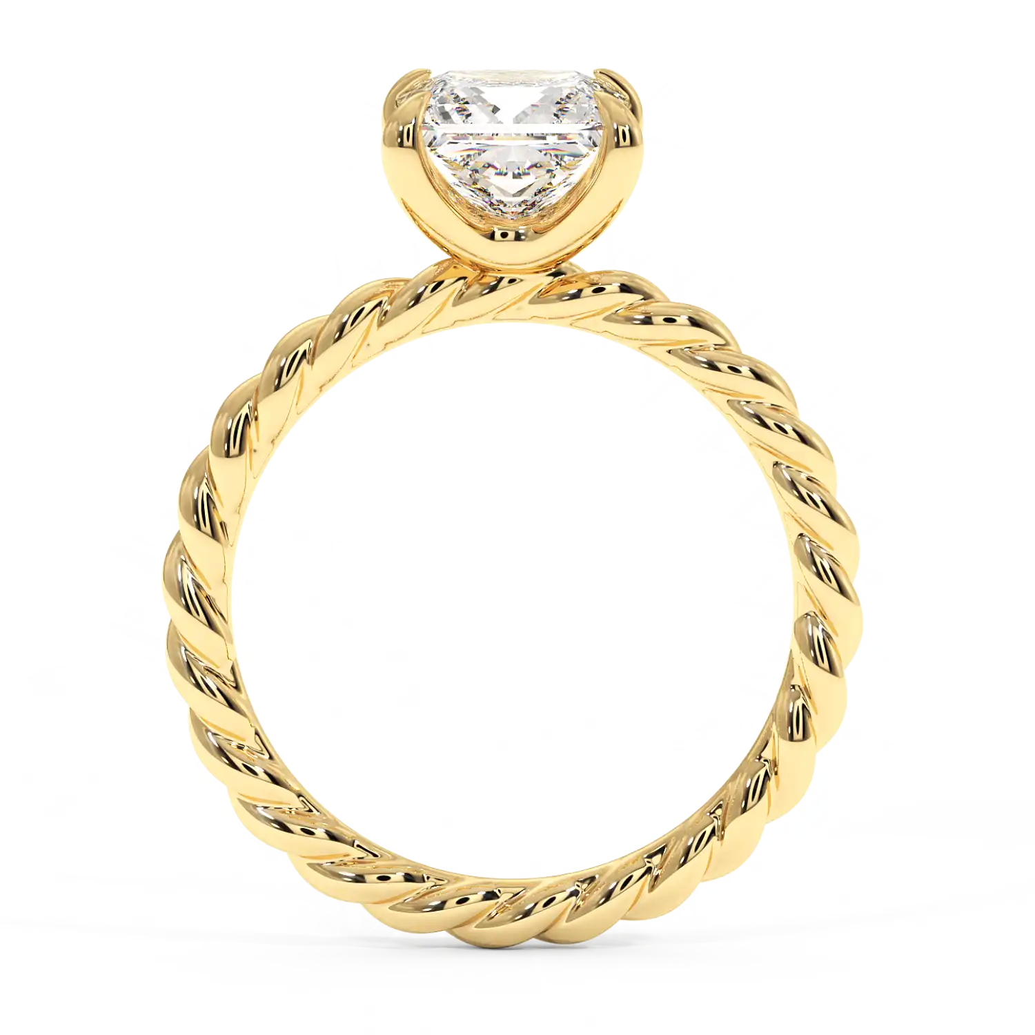 18K Yellow Gold Noa Solitaire Engagement Ring