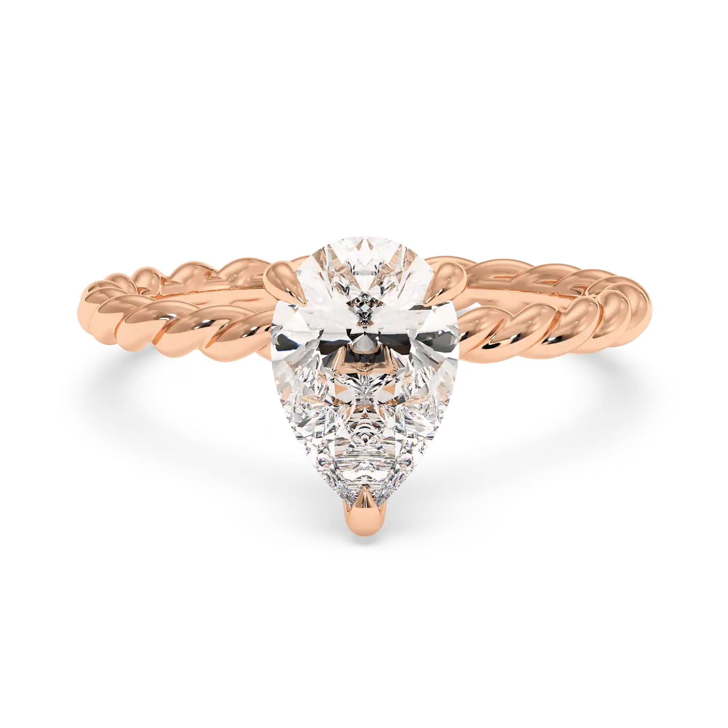 18K White Gold Noa Solitaire Engagement Ring