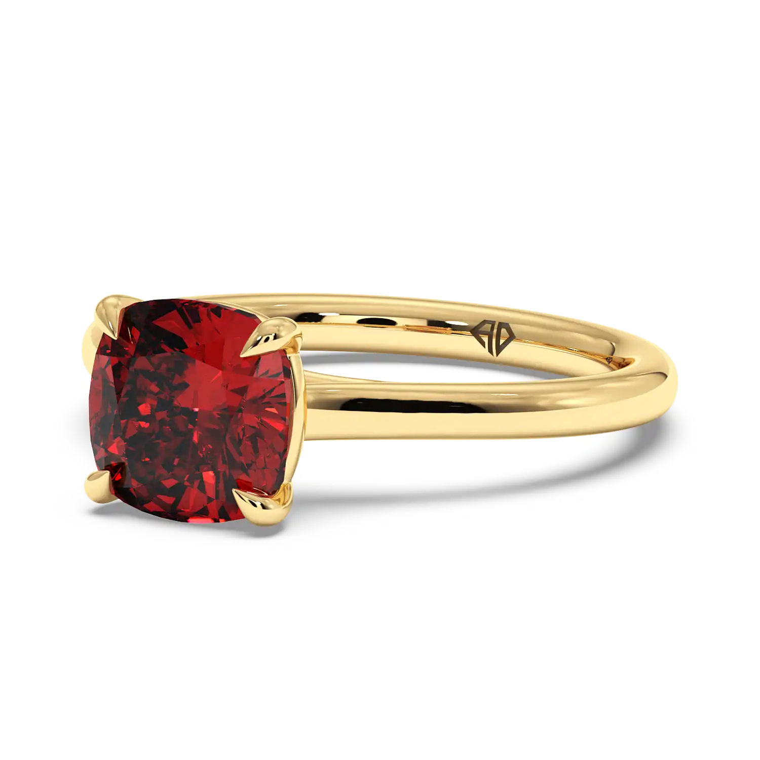 18K Yellow Gold Rowen Solitaire Engagement Ring