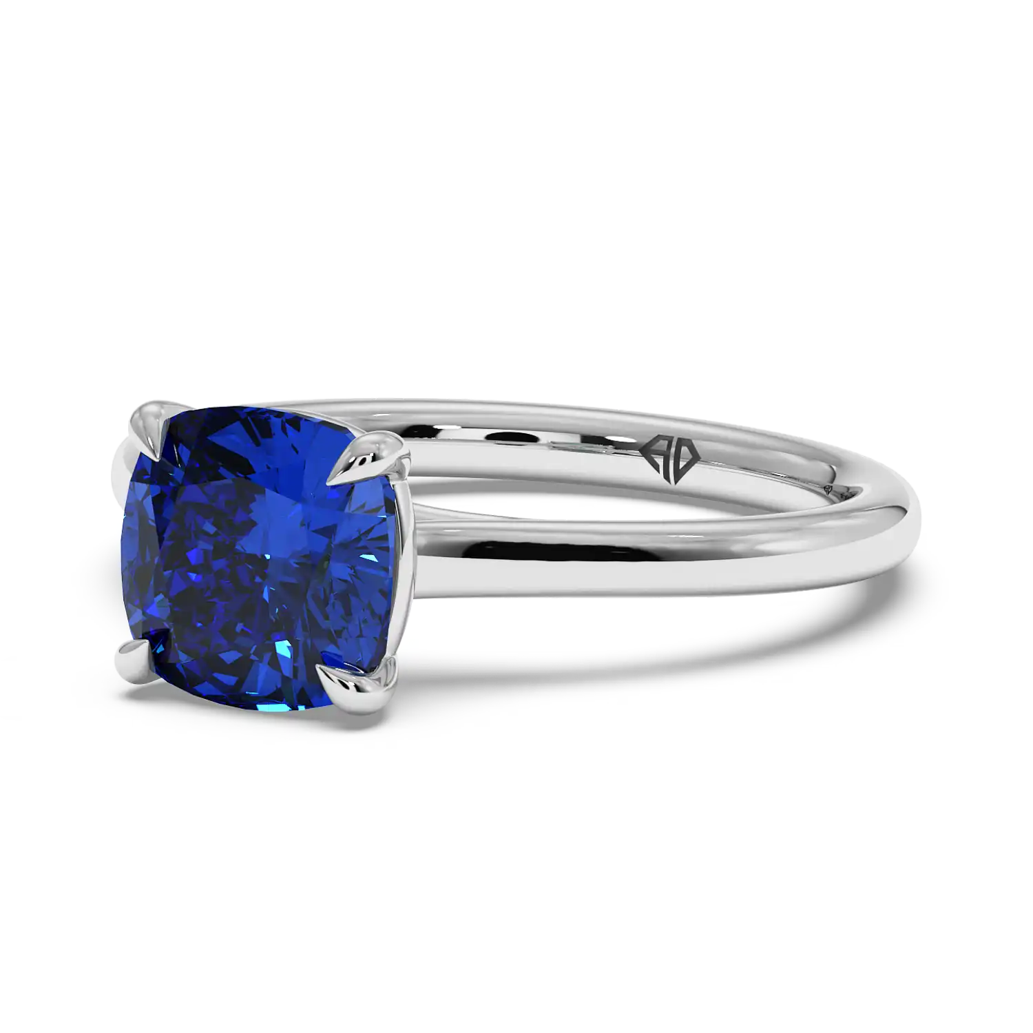 18K White Gold Rowen Solitaire Engagement Ring