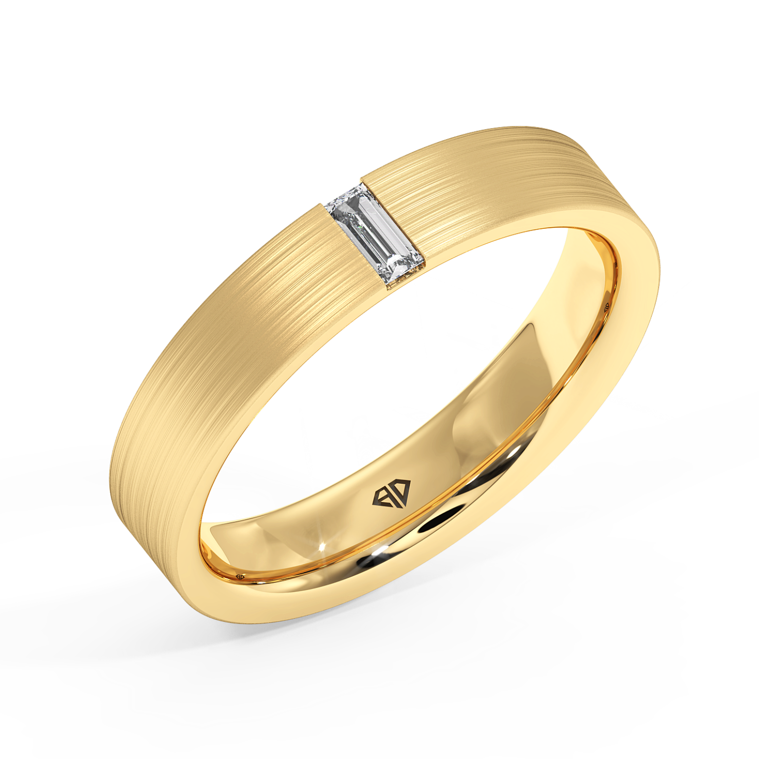 9K Yellow Gold LT5RB21 Diamond Wedding Band