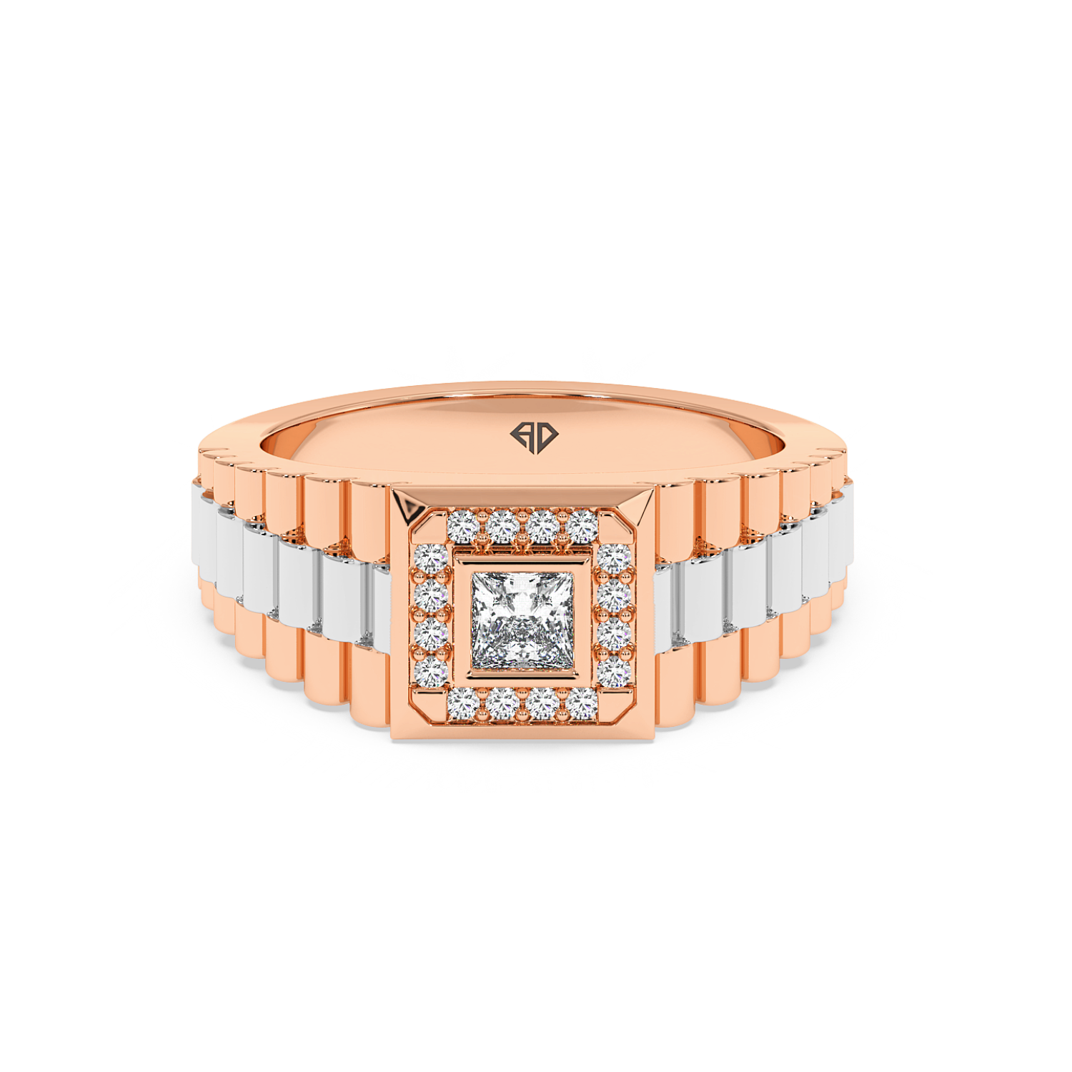 18K Rose Gold Zilan Signet Ring
