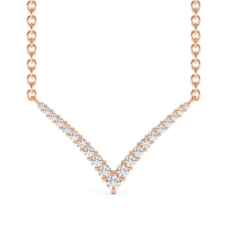 18K White Gold Havana Necklace