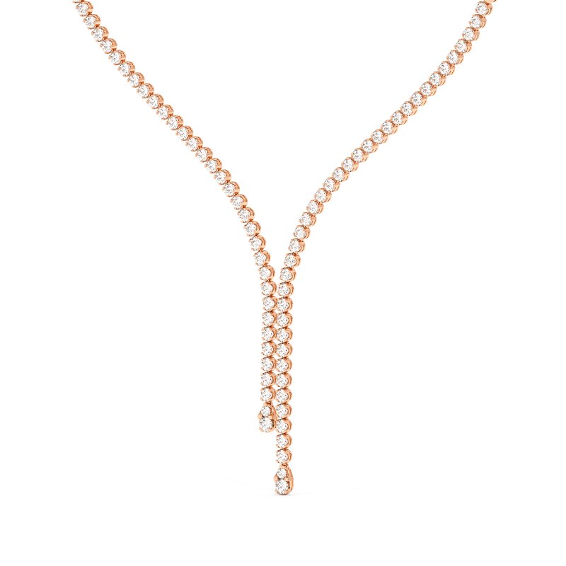 18K Rose Gold Amor Necklace