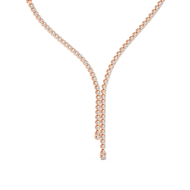 18K Rose Gold Amor Necklace