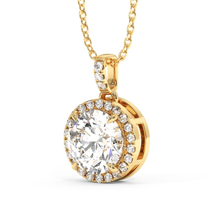 18K Yellow Gold Ashley Pendant