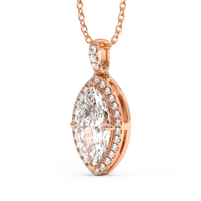 18K Rose Gold Ashley Pendant