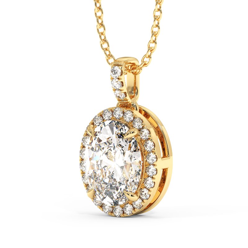 18K Yellow Gold Ashley Pendant