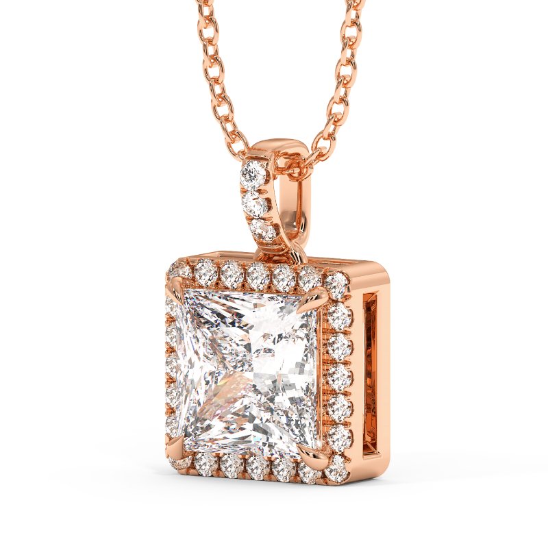 18K Rose Gold Ashley Pendant