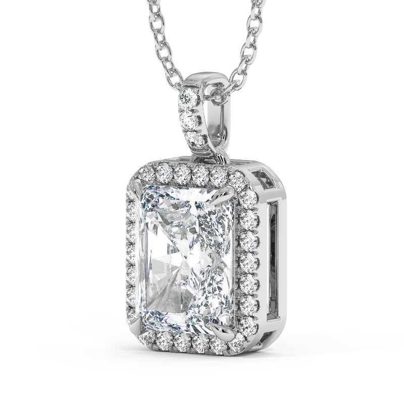 18K White Gold Ashley Pendant