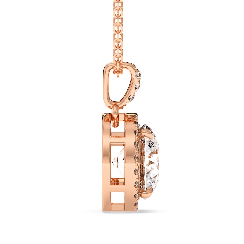18K Rose Gold Georgia Pendant
