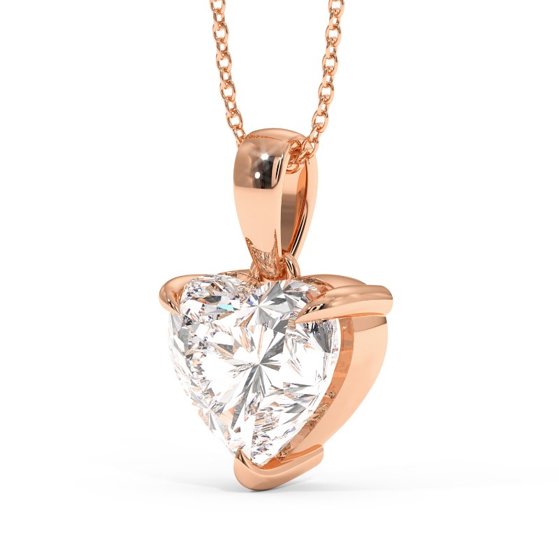 18K Rose Gold Georgia Pendant