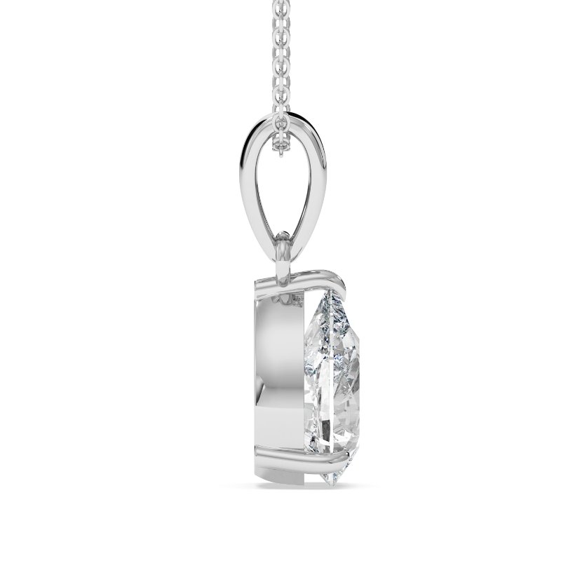 18K White Gold Georgia Pendant