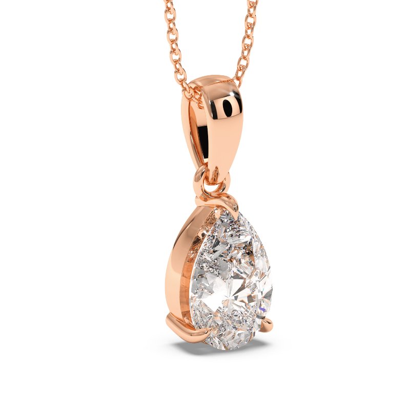 18K Rose Gold Georgia Pendant