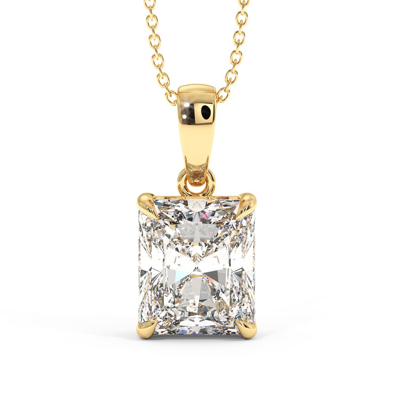 18K White Gold Georgia Pendant